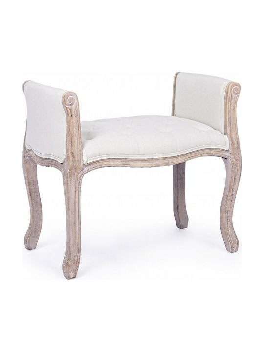 Stool For Living Room Diva Beige 71x48x60cm