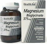 Health Aid Magnesium Bisglycinate 375mg 60 ταμπλέτες