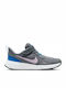 Revolution Revolution 5 PS Kids Sports Shoes Running with Hoop & Loop Closure Smoke Grey / Iced Lilac / White / Soar