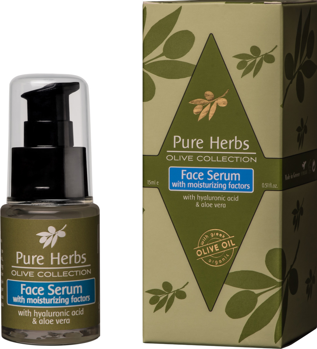 Pure Herbs Face Serum with Moisturizing Factors 15ml Skroutz.gr