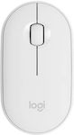 Logitech Pebble M350 Ασύρματο Bluetooth Ποντίκι Off-White