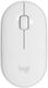 Logitech Pebble M350 Kabellos Bluetooth Maus Off-White