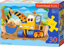 Kids Puzzle Yellow Digger for 4++ Years 30pcs Castorland