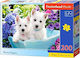 Kinderpuzzle Westie Puppies für 7++ Jahre 200pcs Castorland