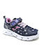Space Παιδικά Sneakers με Σκρατς Navy Μπλε