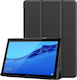 Smartcase Flip Cover Δερματίνης Μαύρο (MediaPad T5 10)