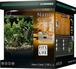 Dennerle Nanocube Complete+ Soil 30 Fish Aquarium Capacity 30lt with Lighting, Filter and 35x30x30cm.