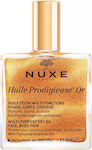 Nuxe Huile Prodigieuse OR Dry Monoi Oil with Shimmer for Face, Hair, and Body 50ml