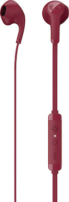 Fresh 'n Rebel Flow Earbuds Freihändig Kopfhörer mit Stecker 3.5mm Rot