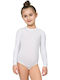 Namaldi Kids Bodysuit Long-sleeved White 1pcs