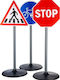 Eddy Toys Σήματα Οδικής Κυκλοφορίας 3τμχ