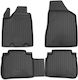 Novline Set of Front and Rear Mats 4pcs Tray Type for Nissan Murano 2003-2007 Gray