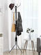 Songmics Metallic Coat Rack Black 44x44x182cm