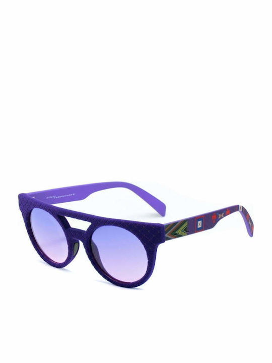 Italia Independent Women's Sunglasses with Purple Plastic Frame and Purple Lens 0903VI.IND.017