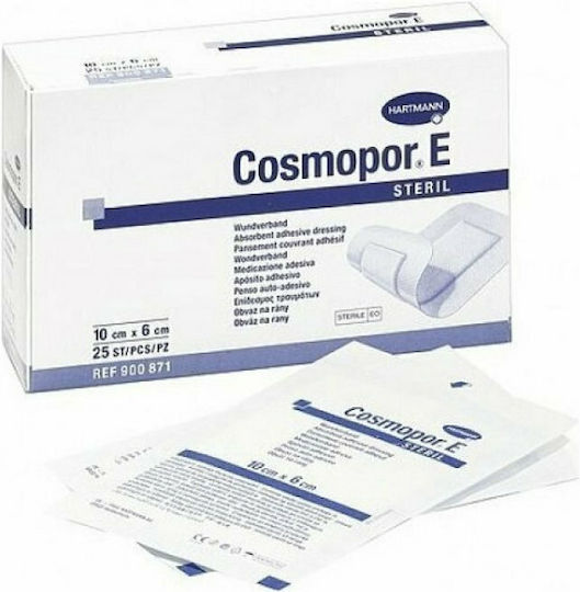 Hartmann Cosmopor E Αυτοκόλλητες Γάζες 10x6cm 25τμχ