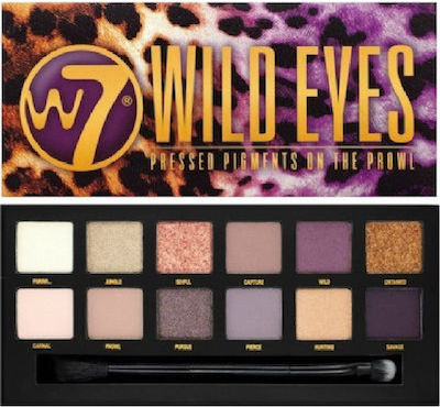 W7 Cosmetics Wild Eyes Lidschattenpalette in fester Form 12gr