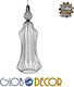 GloboStar Vicky Pendant Lamp E27 Black