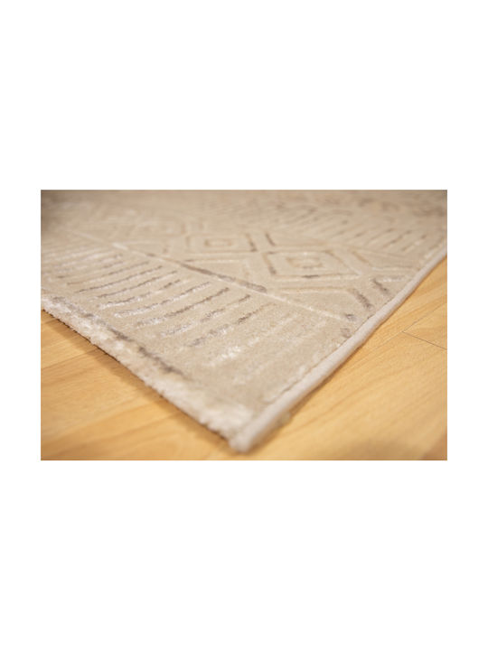 Ezzo Silky Rug Rectangular 8256 Beige