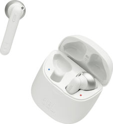 JBL Tune 220TWS Earbud Bluetooth Handsfree Ακουστικά με Θήκη Φόρτισης Λευκά