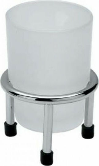 Gloria Holder Metallic Cup Holder Countertop Silver