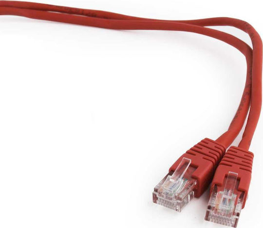 NG U/UTP Cat.5e (Gigabit) Καλώδιο Δικτύου Ethernet 0.5m Κόκκινο