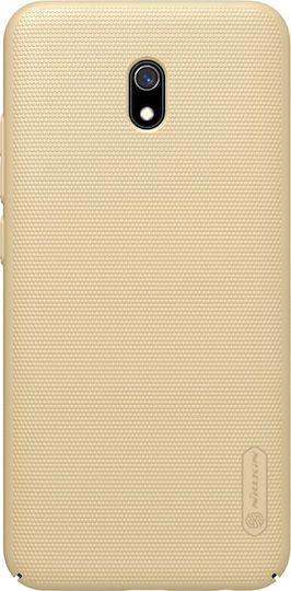Nillkin Super Frosted Umschlag Rückseite Kunststoff Gold (Redmi 8A)