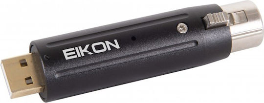 Proel Μετατροπέας XLR female σε USB-A male (EKUSBX1)