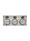 Marhome Ceas de Perete Lemn Ecru 63.5x26cm