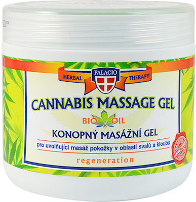 Palacio Cannabis Massage Gel 5% Hidratant Gel pentru Corp 600ml