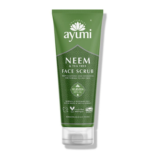 Ayumi Cremă Neem & Tea Tree pentru Scrub Față 125ml