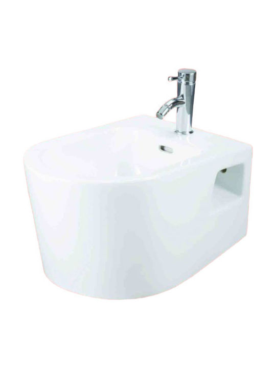 Huida Skay Bidet Wandbehang 37x54cm Weiß