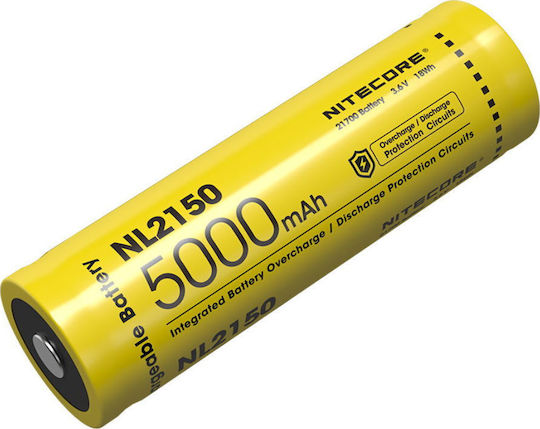 NiteCore NL2150 Rechargable Battery 21700 Li-ion 5000mAh 3.6V 1pcs