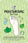 W7 Cosmetics Moisturising Foot Maske Αναζωογόνησης für Beine 18gr