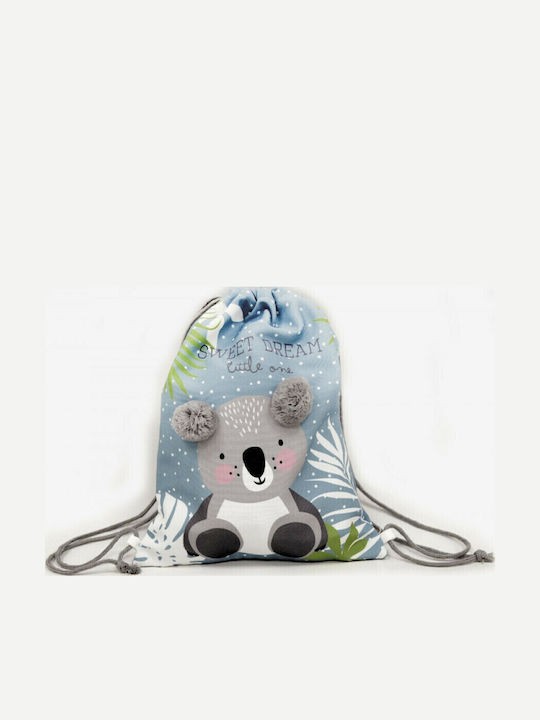 Paperpack Net Koala Παιδική Τσάντα Πουγκί Μπλε 25εκ.