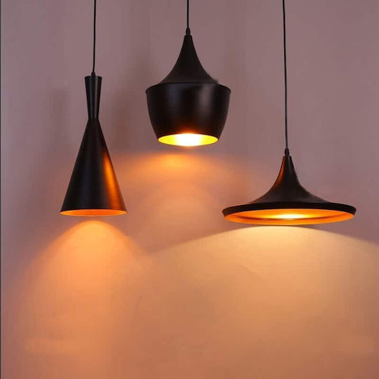 GloboStar Shanghai Ceiling Light Gold Bell with E27 Socket 79x79x38.5cm