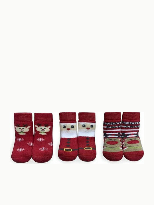 Kikka Boo Kids' Sock Knee-High Red 3 Pair