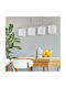 Trio Lighting Tommy Κρεμαστό Φωτιστικό Λευκό Ράγα για 4 Λαμπτήρες E14 75εκ.
