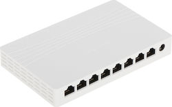 Hikvision DS-3E0508D-E Unverwaltet L2 Switch mit 8 Ports Gigabit (1Gbps) Ethernet