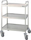 +DM Τροχήλατο Τραπεζάκι Krankenpflege B60xT40xH90cm D-34