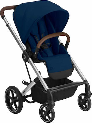 Cybex Balios S Lux Silver Frame Seat Navy Blue Gold Edition