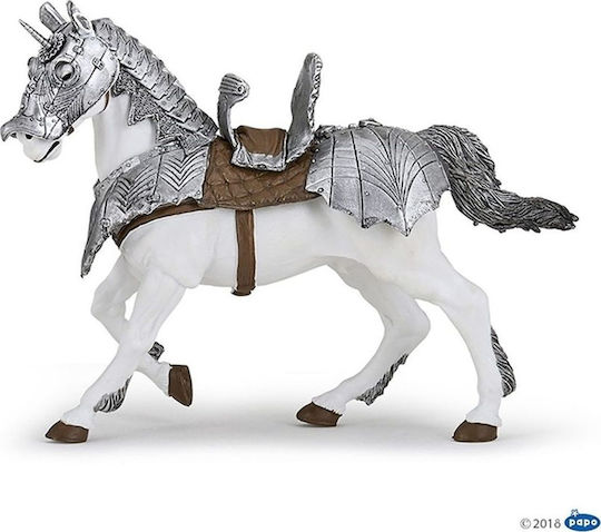 Papo Miniature Toy Horse in Armour for 4+ Years Old 10.6cm