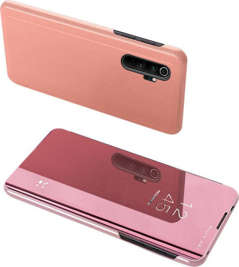 Hurtel Clear View Book Πλαστικό Ροζ (Xiaomi Mi Note 10 / Mi Note 10 Pro)