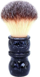 Yaqi Shaving Black Marble Shaving Brush with Synthetic Hair Bristles 24mm Black