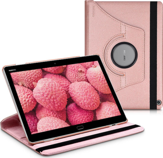 KWmobile Flip Cover Ροζ Χρυσή