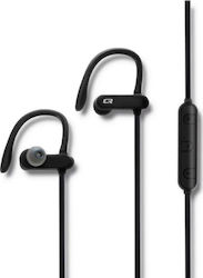 Qoltec 50826 In-ear Bluetooth Handsfree Ακουστικά Μαύρα
