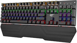 Havit KB432L Gaming Mechanical Keyboard with Outemu Blue switches and RGB lighting (English US)