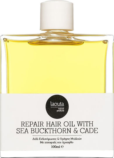 Laouta Natural Products Repair Hair Δαφνέλαιο Μαλλιών για Επανόρθωση κατά της Τριχόπτωσης & της Ψαλίδας 100ml