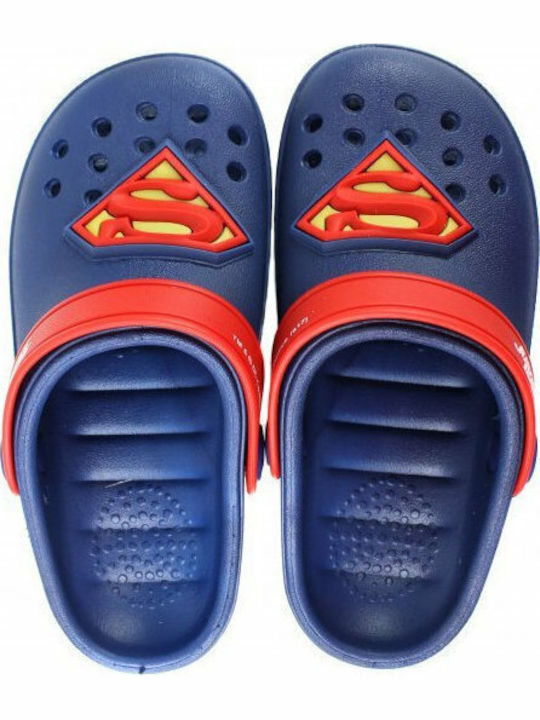 Superman Children's Beach Shoes Blue