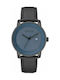 Kenneth Cole Watch Battery with Black Leather Strap RK50081005