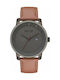 Kenneth Cole Watch Battery with Brown Leather Strap RK50081006